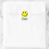 Gelukkig Vaderdag! Ronde Sticker (Tas)