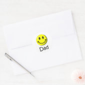 Gelukkig Vaderdag! Ronde Sticker (Envelop)