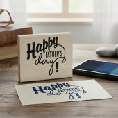 Gelukkig Vaderdag! Rubber Stempel