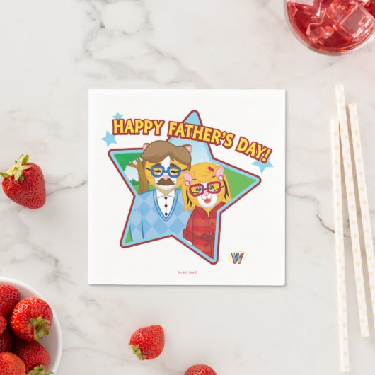 Gelukkig Vaderdag! Servetten (Insitu)