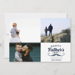 Gelukkig Vaderdag Snor Feestelijke Uitgave Ontwerp Feestdagenkaart