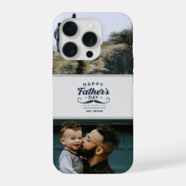 Gelukkig Vaderdag Snor Tribute Design iPhone 15 Pro Case