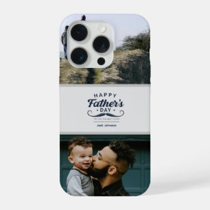Gelukkig Vaderdag Snor Tribute Design iPhone 15 Pro Case