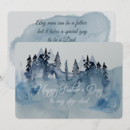 Gelukkig Vaderdag Stiefvader Kaart