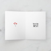 Gelukkig Vaderdag Vadersdag Groetkaart Kaart (Binnen)