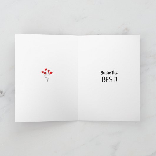 Gelukkig Vaderdag Vadersdag Groetkaart Kaart (Binnen)