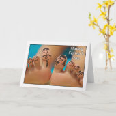 Gelukkig Vaderdag van ons allemaal, Toe Familie Kaart (Gele Bloem)