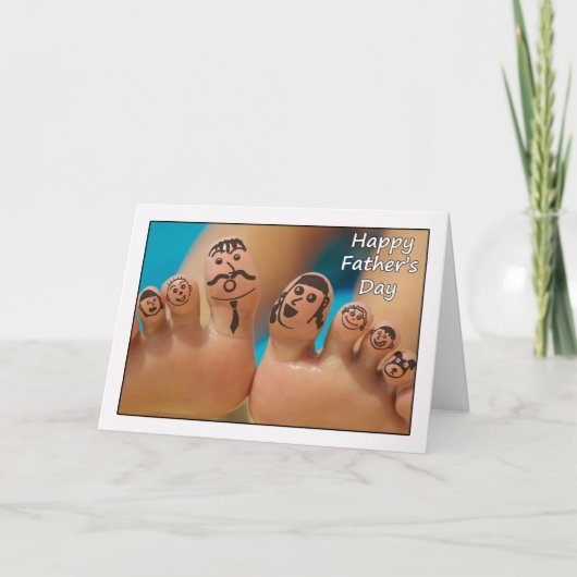 Gelukkig Vaderdag van ons allemaal, Toe Familie Kaart (Voorkant)