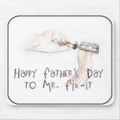 Gelukkig vaderdag voor de Handyman! Muismat (Voorkant)