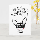 Gelukkig Vaderdag voor de Papa van de Hond | Kaart (Gele Bloem)