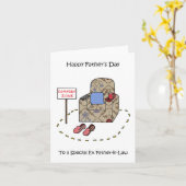 Gelukkig Vaderdag voor ex-priester Kaart (Gele Bloem)