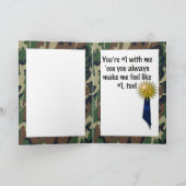 Gelukkig Vaderdag voor mijn #1 Pap Kaart (Binnen)