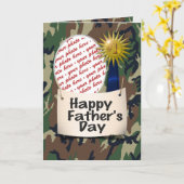 Gelukkig Vaderdag voor mijn #1 Pap Kaart (Gele Bloem)