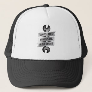 Gelukkig Vaderdag voor papa die in de Garage werkt Trucker Pet