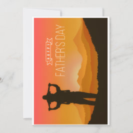 Gelukkig Vaderdag Wenskaart Feestdagenkaart