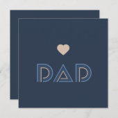 gelukkig Vaderdag Wenskaart Kaart (Voorkant / Achterkant)