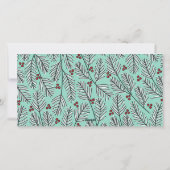 Gelukkig Vakantie - 1 Foto Modern minimalist Feestdagenkaart (Achterkant)