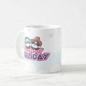 Gelukkig vakantie Cute Panda Mok (Voorkant links)