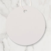 Gelukkig vakantie | Minimaal kerstfeest met honden Bedankjes Labels (Achterkant)