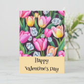 Gelukkig Valentijn Feestdagenkaart (Staand voorkant)