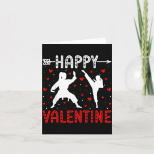 Gelukkig Valentijn - Martial Arts Taekwondo Kaart