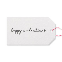 Gelukkig Valentijn | Minimalistisch Modern Zwart &