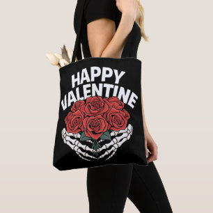 Gelukkig Valentijn zelfs botten hebben liefde nodi Tote Bag