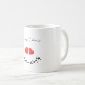 Gelukkig Valentijns Beker Koffiemok (Voorkant rechts)