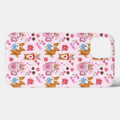 Gelukkig Valentijns Corgi-dagpatroon Case-Mate iPhone Case (Achterkant (horizontaal))