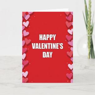 Gelukkig Valentijns Polka Dot Hart Kaart