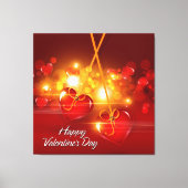 Gelukkig Valentijnsdag 17 verpakt doek Canvas Afdruk (Voorkant)