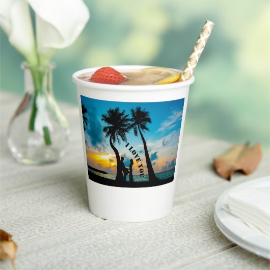 Gelukkig Valentijnsdag 2022 mokken Papieren Bekers (Insitu)