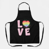 Gelukkig Valentijnsdag 2024 idee voor haar Schort (Voorkant)