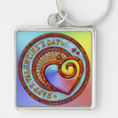 Gelukkig Valentijnsdag 2A Sleutelhanger (Voorkant)