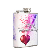 Gelukkig Valentijnsdag 6 Opties voor flessen met v Heupfles (Rechts)