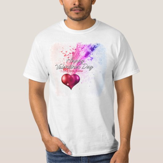 Gelukkig Valentijnsdag 6 Shirt (Voorkant)