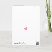 Gelukkig Valentijnsdag | Alphabet I ❤ U Romantic Feestdagen Kaart (Achterkant)