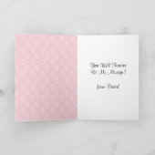 Gelukkig Valentijnsdag | Alphabet I ❤ U Romantic Feestdagen Kaart (Binnen)