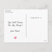 Gelukkig Valentijnsdag | Alphabet I ❤ U Romantic Feestdagenkaart (Achterkant)