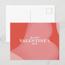 Gelukkig Valentijnsdag Ansichtkaart Briefkaart