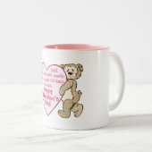 Gelukkig Valentijnsdag Beer met Mok van het hart (Voorkant rechts)