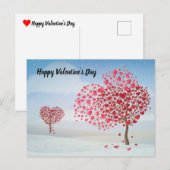 Gelukkig Valentijnsdag Briefkaart (Voorkant / Achterkant)