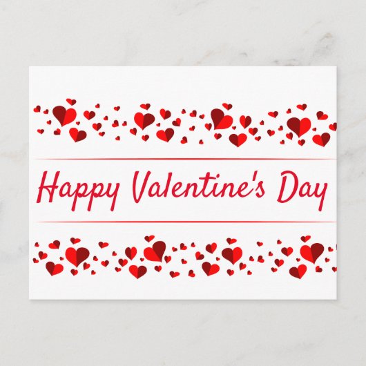 Gelukkig Valentijnsdag Briefkaart (Voorkant)