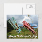 Gelukkig Valentijnsdag briefkaart (Voorkant / Achterkant)