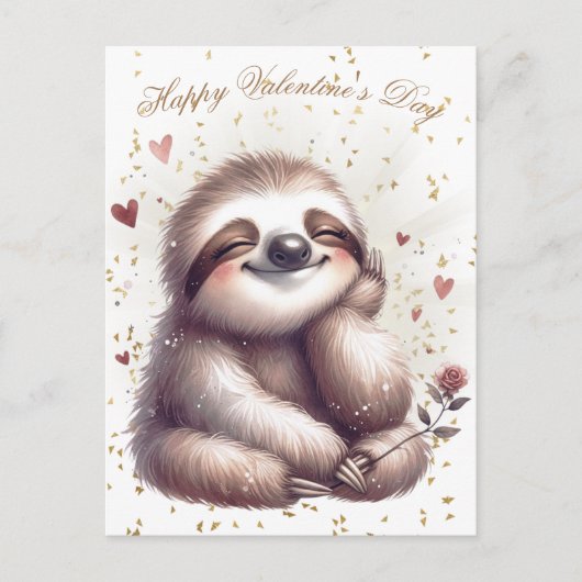 Gelukkig Valentijnsdag Briefkaart (Voorkant)