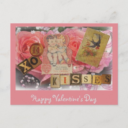 Gelukkig Valentijnsdag Briefkaart (Voorkant)