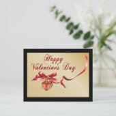 Gelukkig Valentijnsdag Briefkaart (Staand voorkant)