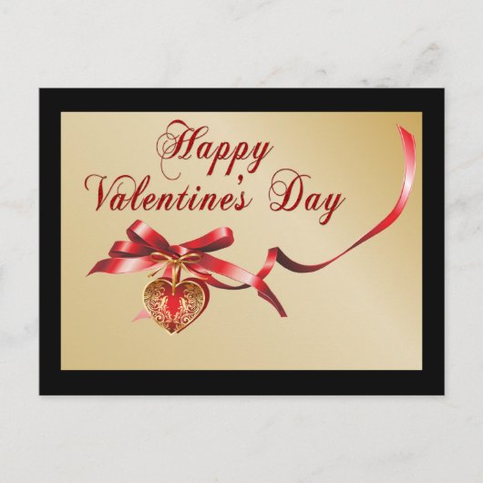 Gelukkig Valentijnsdag Briefkaart (Voorkant)