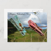 Gelukkig Valentijnsdag briefkaart (Voorkant / Achterkant)