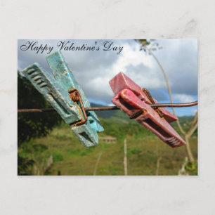 Gelukkig Valentijnsdag briefkaart